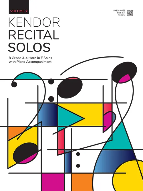 Kendor Recital Solos Volume 2 noty pro lesní roh s klavírem