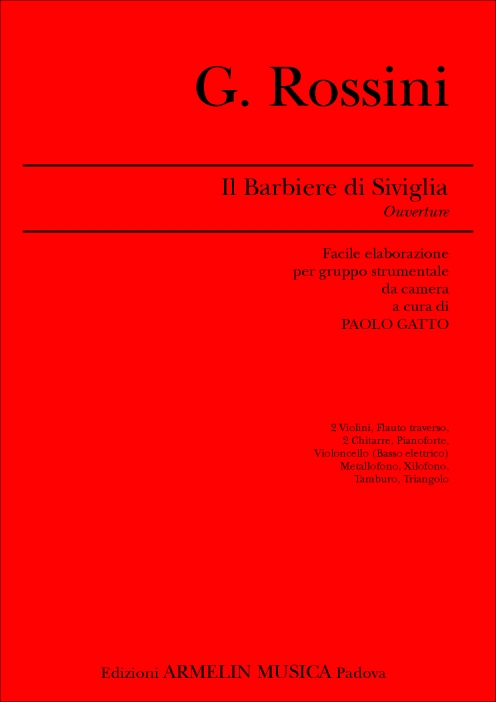 Armelin Musica Il Barbiere di Siviglia Ouverture noty partitura