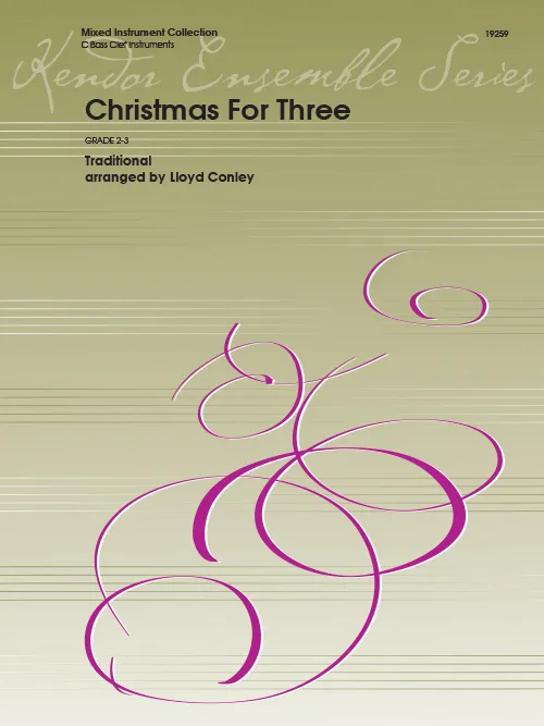 Kendor Music Christmas for Three noty C basové