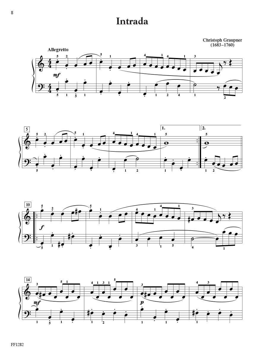 Faber Piano Literature Book 4 noty pro klavír pokročilé