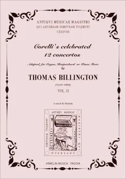 Armelin Musica Corelli Twelve Concertos vol. 2 noty pro varhany
