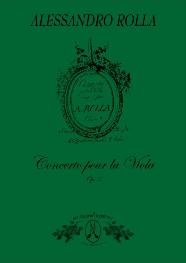 Armelin Musica Concerto Viola op. 3 noty pro violu