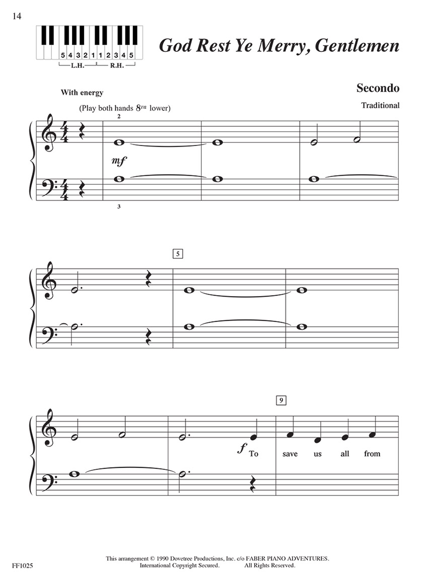 DuetTime Piano Christmas noty pro klavírní duet