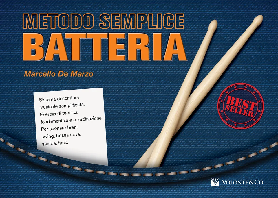 Volonte & Co Metodo Semplice Batteria škola hry na bicí