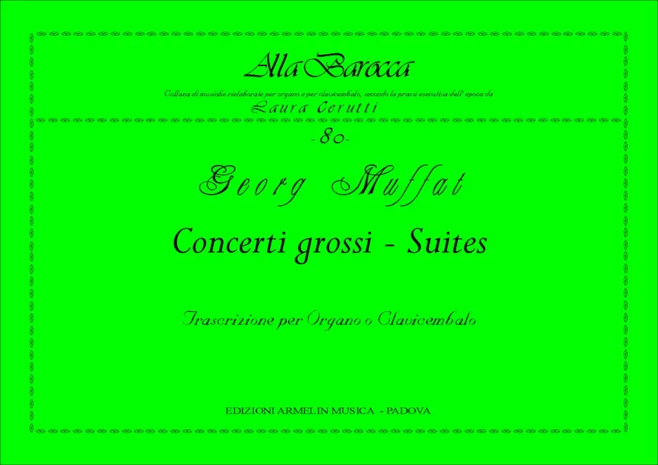 Armelin Musica Concerti grossi Suites partitura
