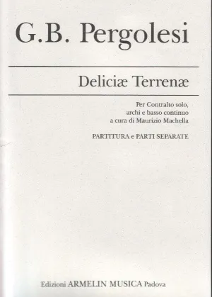 Armelin Musica Deliciae terrenae noty urtext