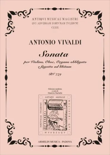 Armelin Musica Sonata RV 779 noty tištěné vydání