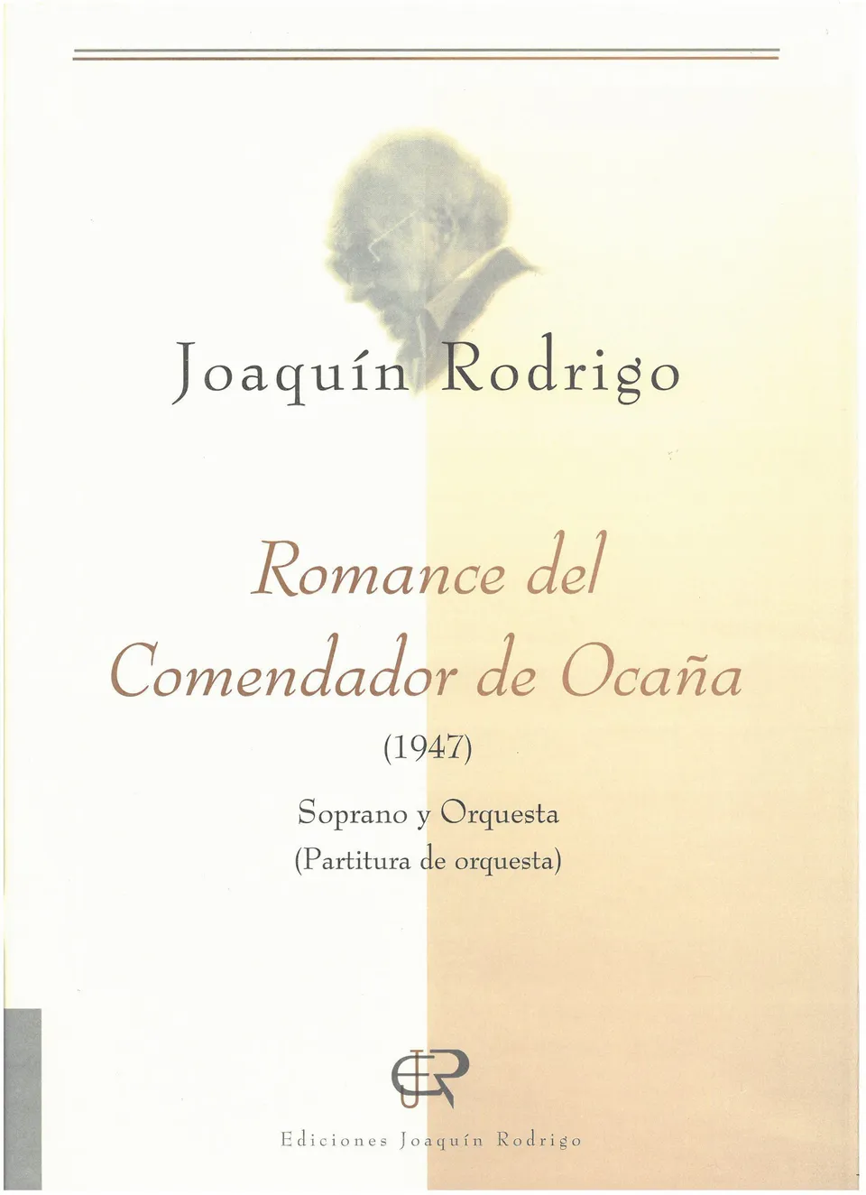 Joaquín Rodrigo Romance del comendador de Ocaña noty pro sopran