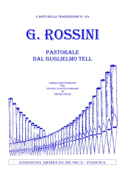 Armelin Musica Pastorale dal Guglielmo Tell noty