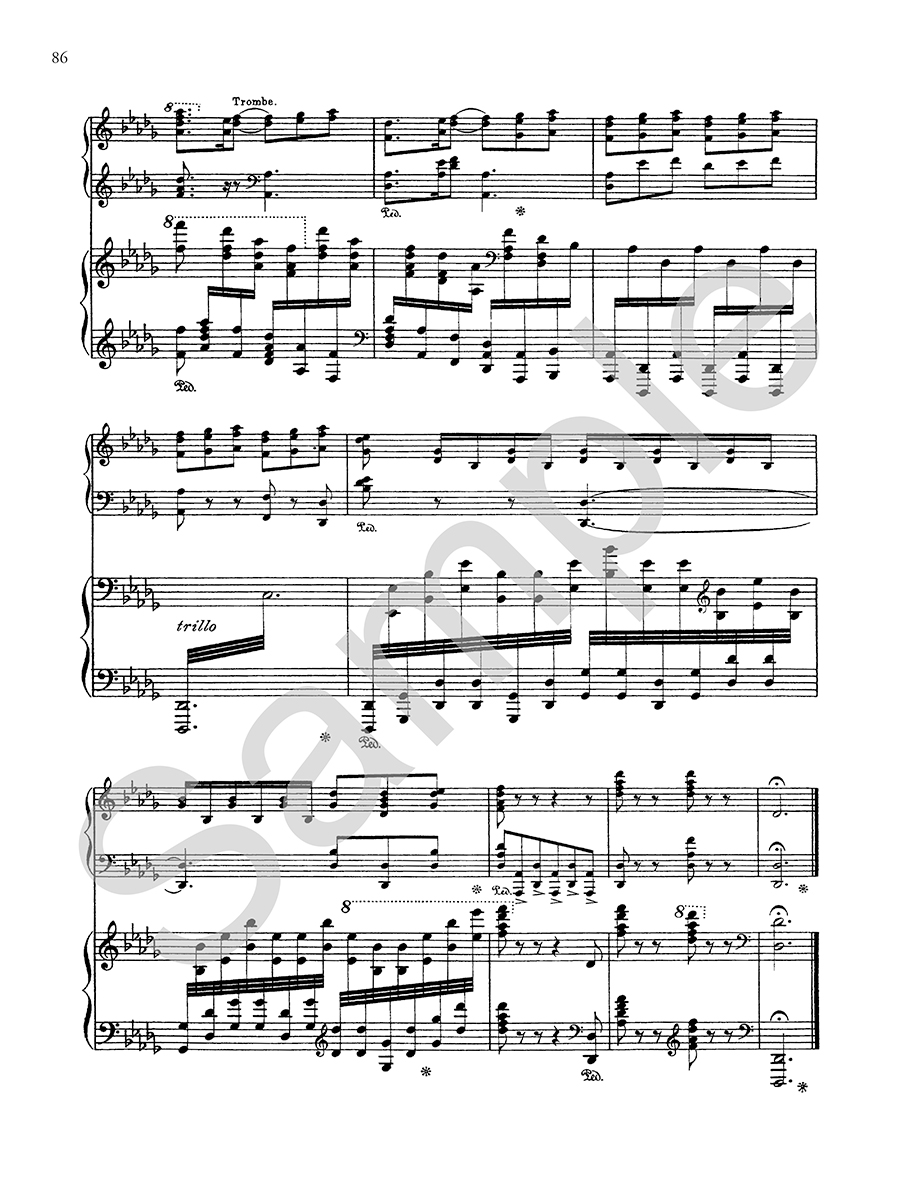 Hildegard Publishing Company Piano Concerto Op. 45 Beach noty 2 klavíry