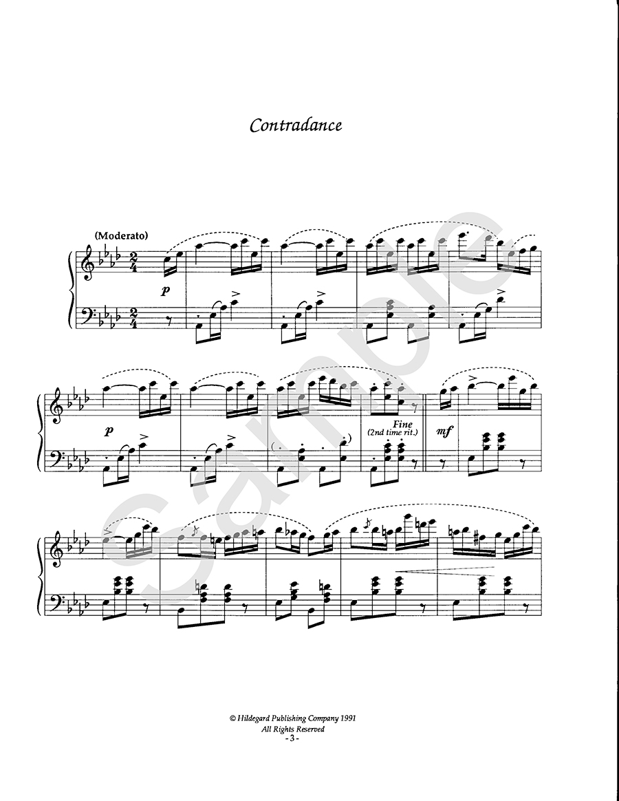 Hildegard Music for Piano Szymanowska noty pro klavír tance a etudy