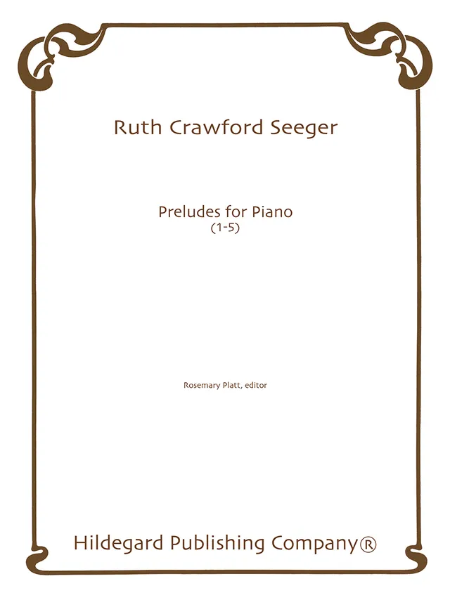 Hildegard Publishing Company Preludes Piano Crawford noty pro klavír