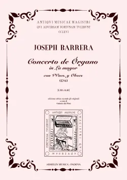 Armelin Musica Concierto de Órgano in La Mayor noty pro varhany