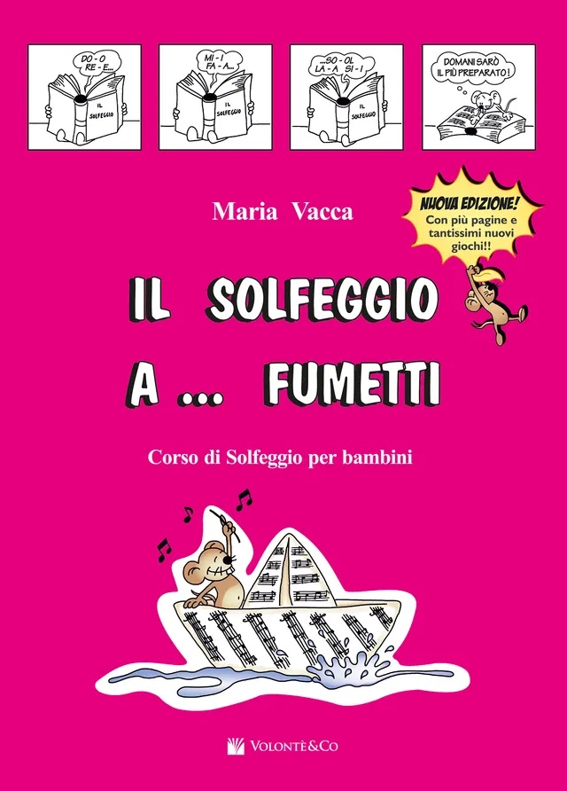 Volonte & Co Il Solfeggio a Fumetti Vol. 1 nauka komiks