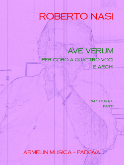 Armelin Musica Ave Verum noty ověřené vydání