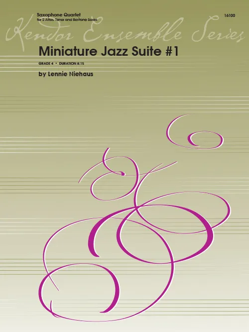 Kendor Music Miniature Jazz Suite 1 noty sax kvartet