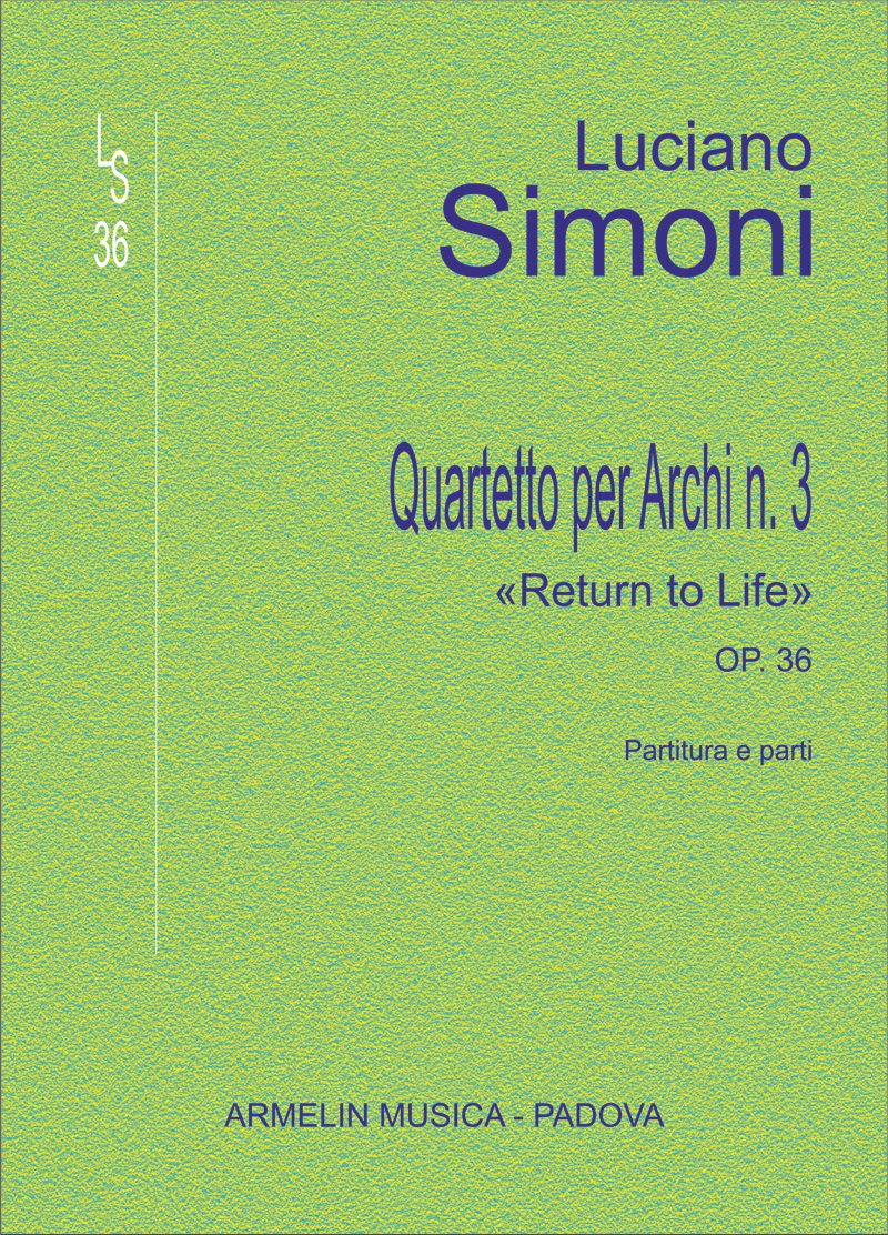 Armelin Musica Quartetto n. 3 op. 36 noty smyčce