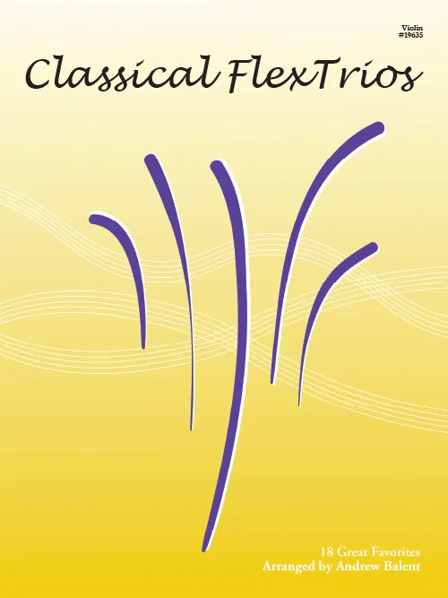 Kendor Music Classical FlexTrios Violin noty pro housle 18 trií