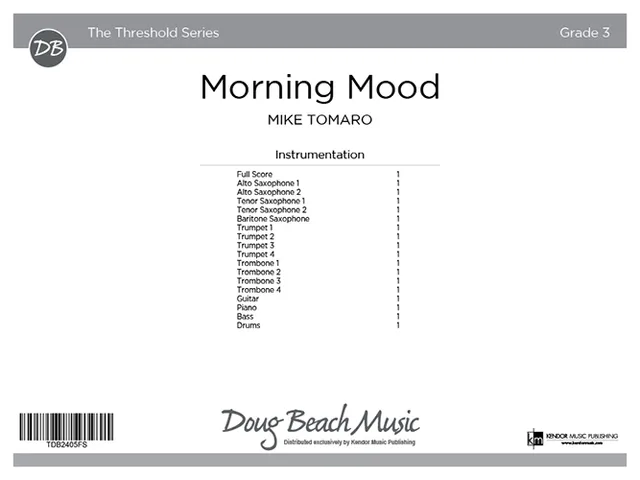 Kendor Music Morning Mood partitura bossa nova festival