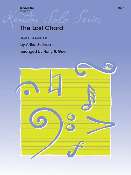 Kendor Music The Lost Chord noty pro klarinet s klavírem