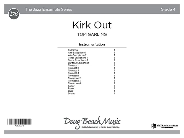 Kendor Music Kirk Out partitura pro jazz band