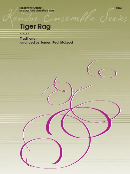 Kendor Music Tiger Rag noty pro saxofonové kvarteto