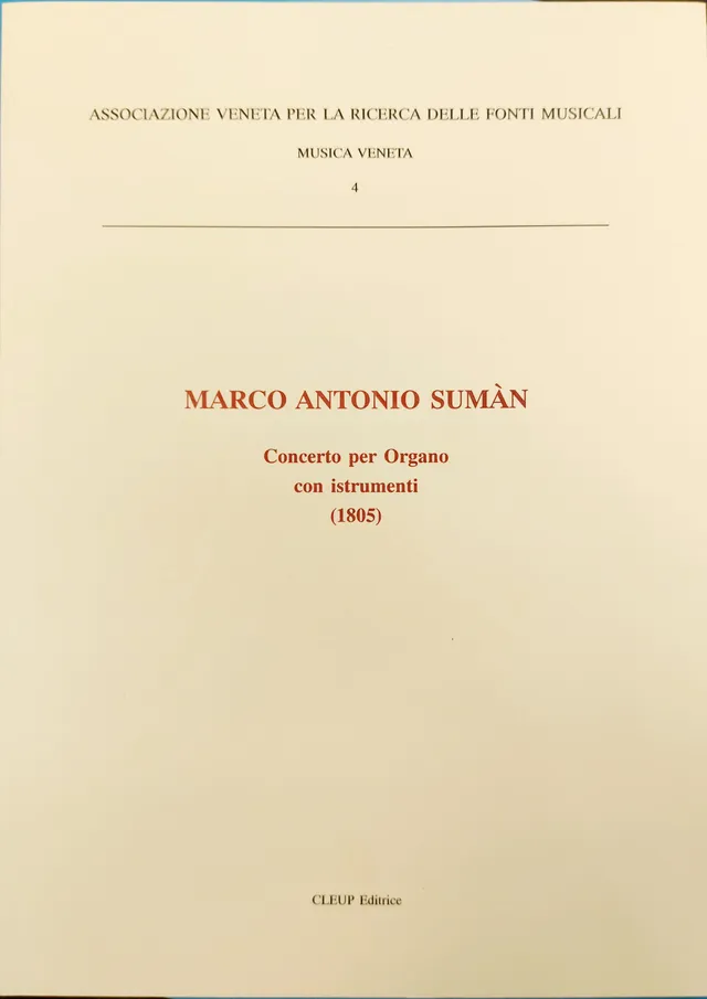 Armelin Musica Concerto per Organo con istrumenti 1805 noty varhany