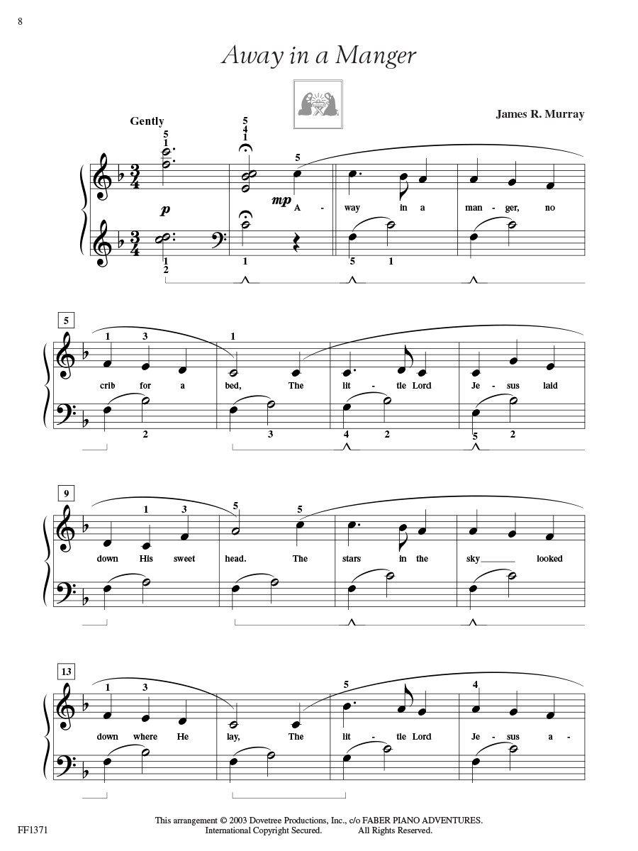 Faber Adult Piano Adventures Christmas Book 2 noty klavír vánoční