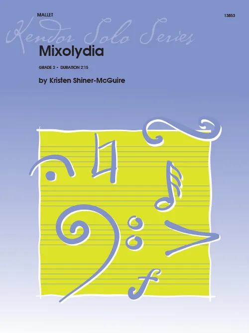 Kendor Music Mixolydia noty pro marimbu sólo modální