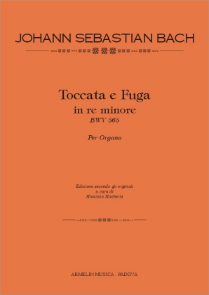 Armelin Musica Toccata e Fuga d moll BWV 565 noty varhany