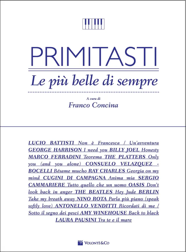 Volonte & Co Primi Tasti Le Più Belle di Sempre noty pro klavír