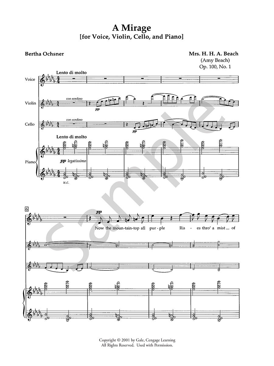 Hildegard Publishing Three Songs noty pro hlas a trio