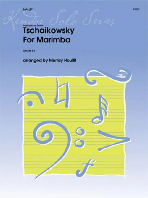 Kendor Music Tchaikovsky For Marimba noty 9 skladeb low A