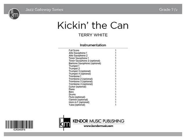 Kendor Music Kickin' the Can noty full score swing