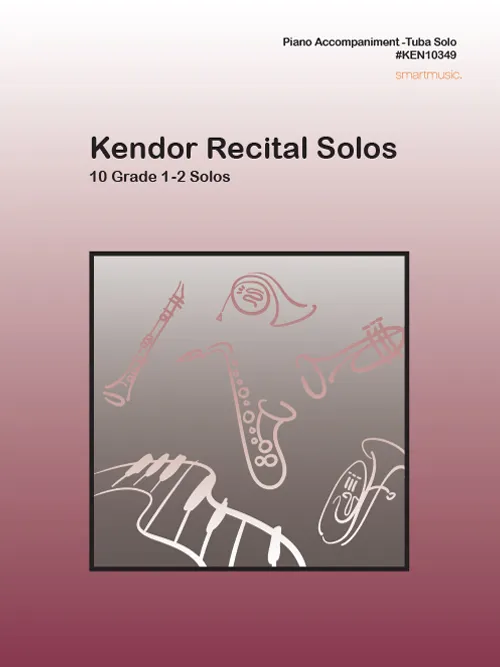 Kendor Recital Solos noty tuba klavír 10 sól