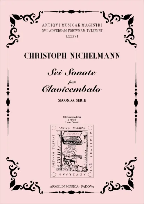 Armelin Musica Sei Sonate per clavicembalo noty pro cembalo