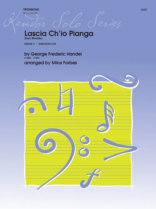 Kendor Music Lascia Ch’io Pianga noty pro trombon