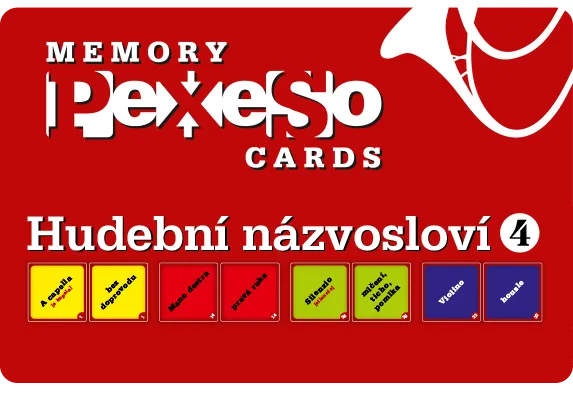 EDITIO KAREZ Pexeso Hudebni nazvoslovi 4 hra