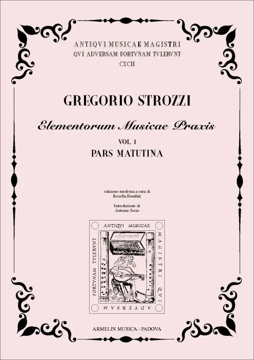 Armelin Musica Elementorum Musicae Praxis vol. 1 noty