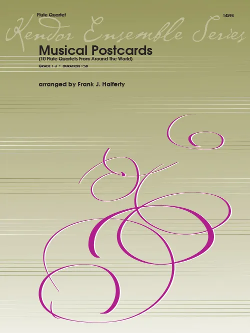 Kendor Music Musical Postcards noty pro kvartet