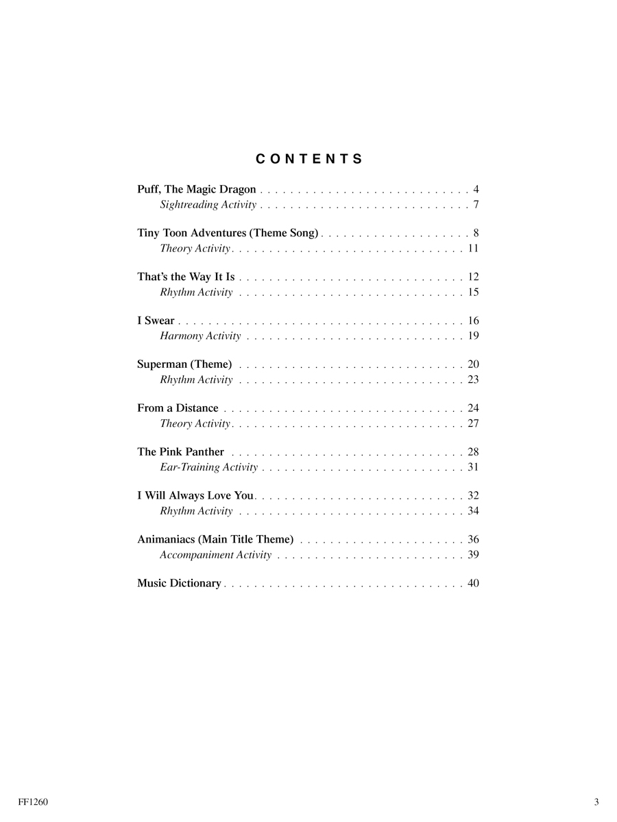 Faber Piano Adventures 3A Popular Repertoire noty pro klavír