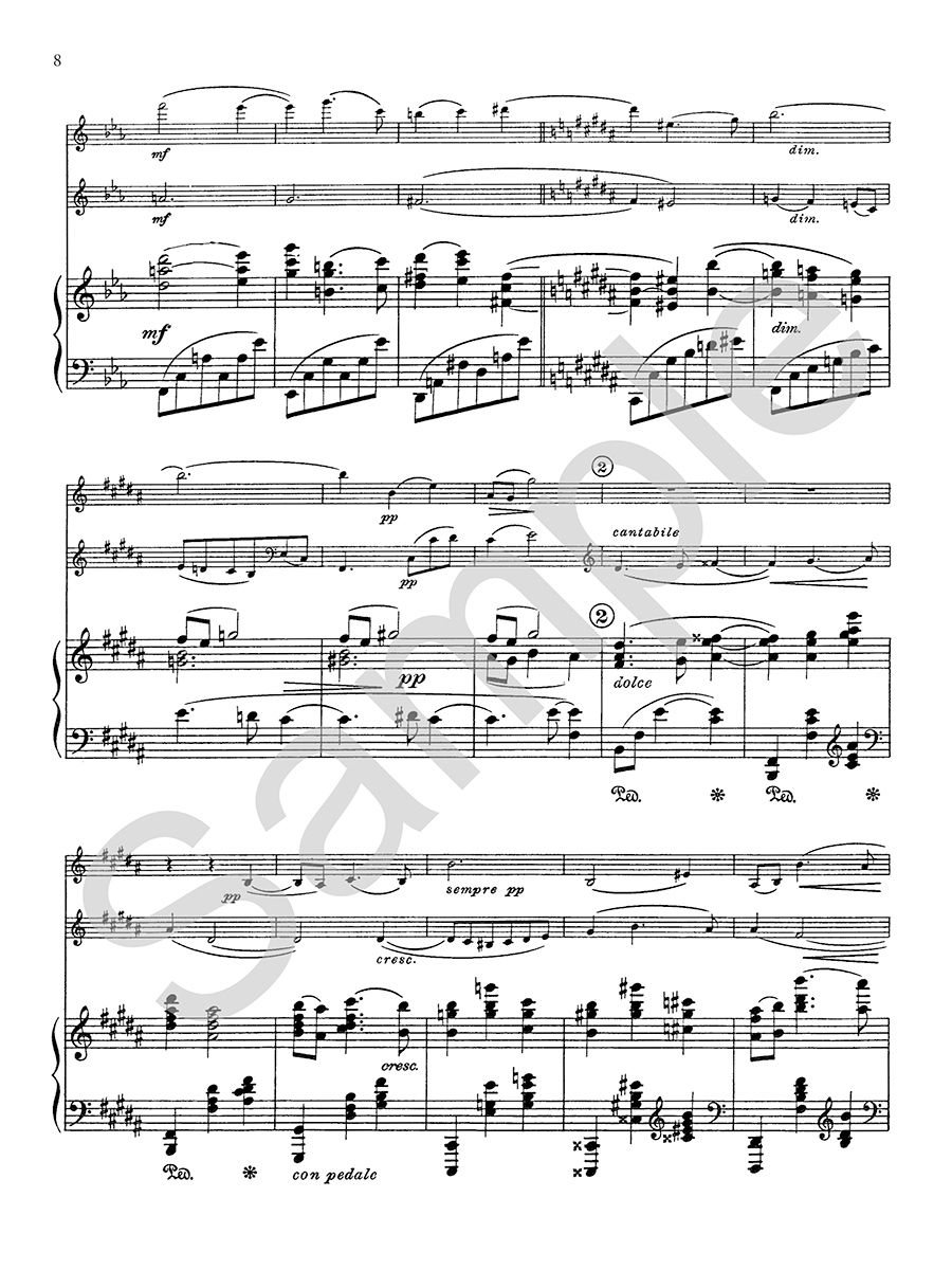 Hildegard Piano Trio Op. 150 noty housle violoncello klavír