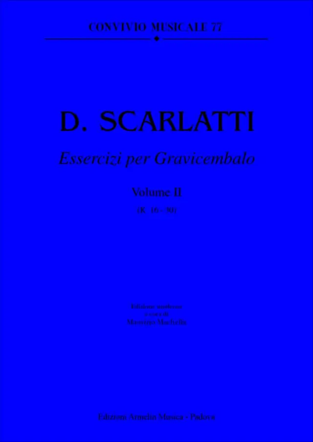 Armelin Musica 30 Essercizi per Gravicembalo vol. 2 K 16-30 noty