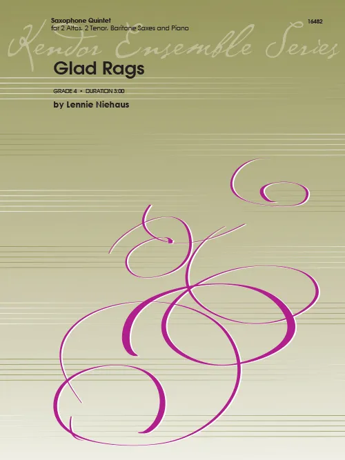 Kendor Music Glad Rags noty 2 alt 2 tenor saxofon