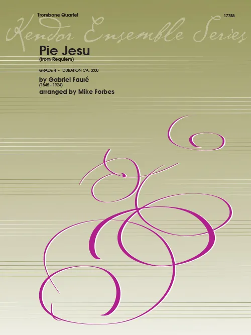 Kendor Music Pie Jesu noty pro trombonový kvartet