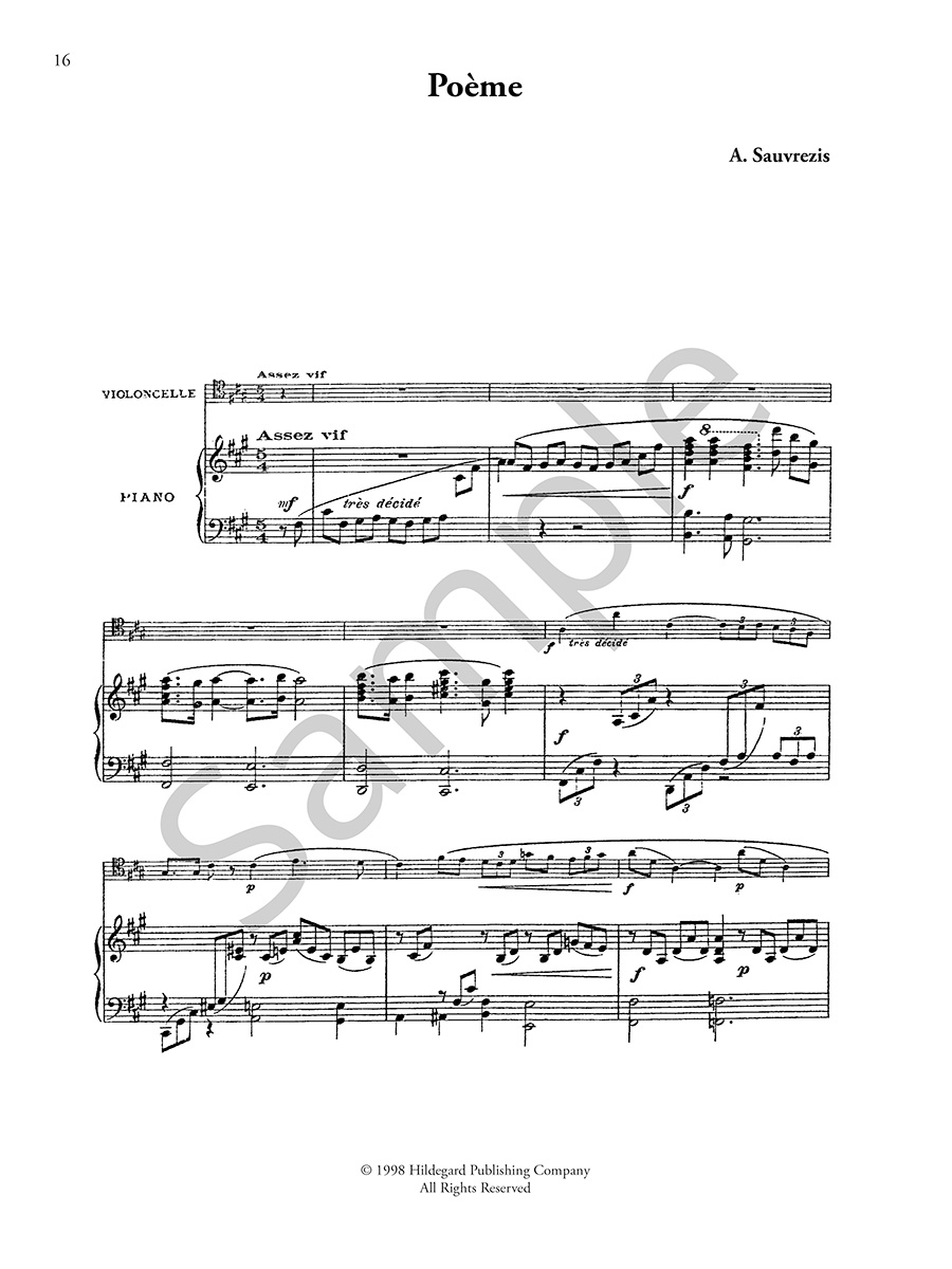 Hildegard Publishing Company 19th Century Music for Cello noty pro cello