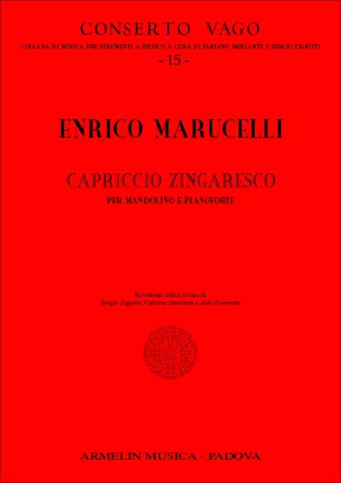 Armelin Musica Capriccio Zingaresco noty mandolína klavír