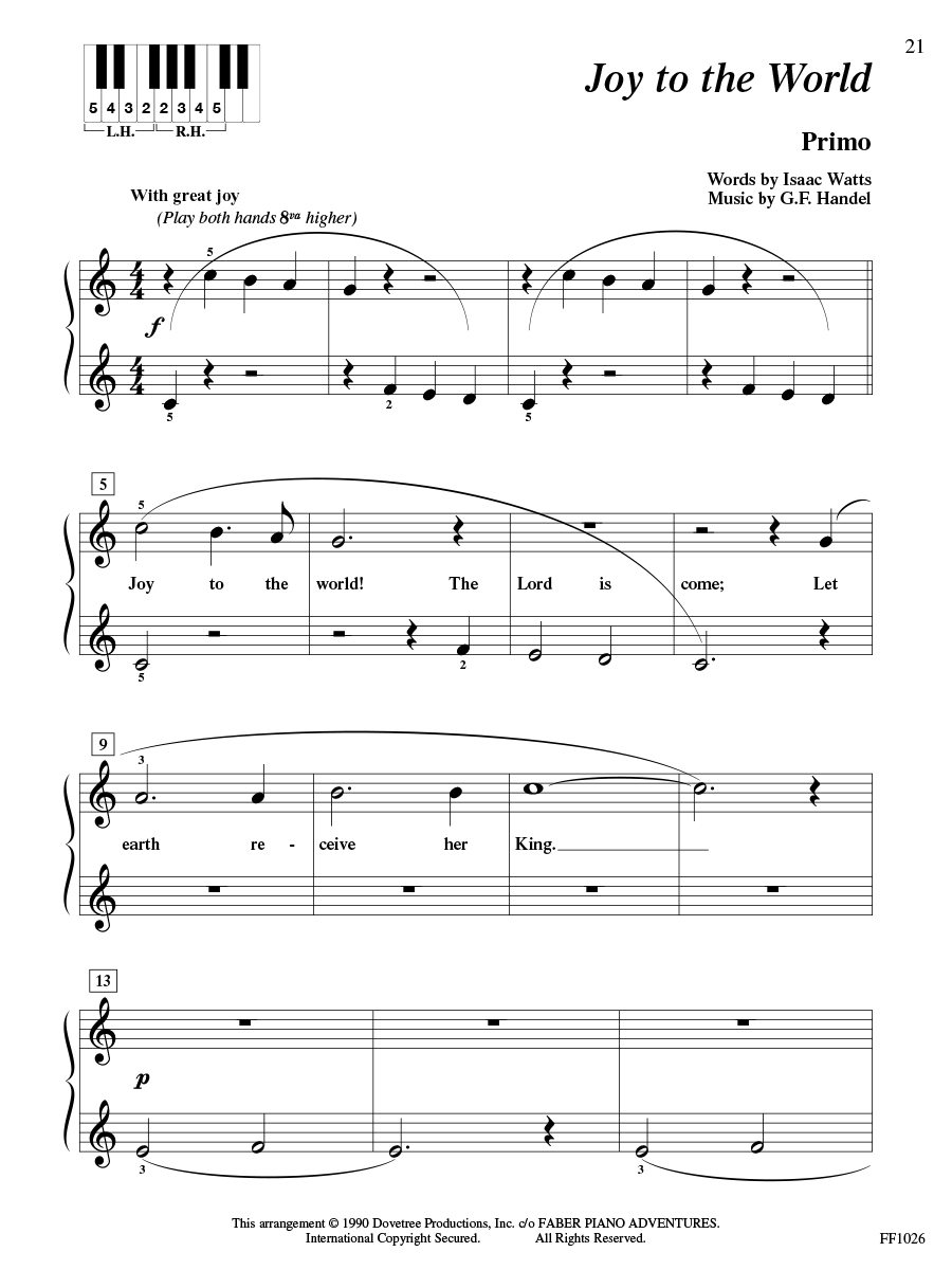 Faber DuetTime Piano Christmas čtyřruční noty vánoční