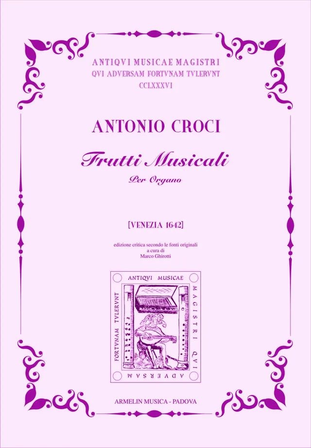 Armelin Musica Frutti Musicali per Organo noty pro varhany barokní