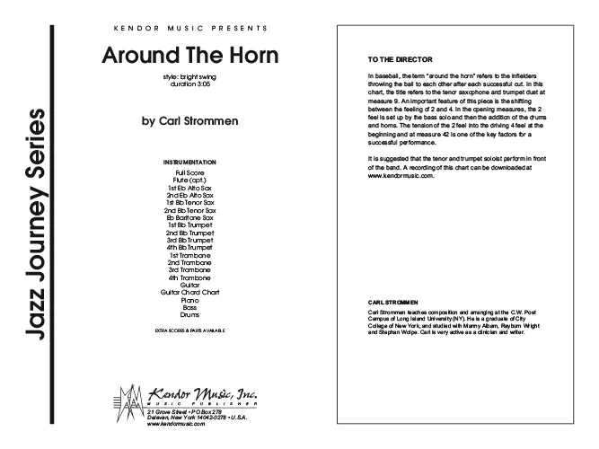 Kendor Music Around The Horn partitura full score swing